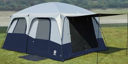 EVER ADVANCED 10 Person Camping Blackout Tent